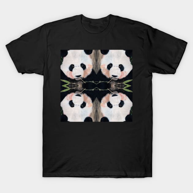 Panda Bear T-Shirt by teenamarie23art